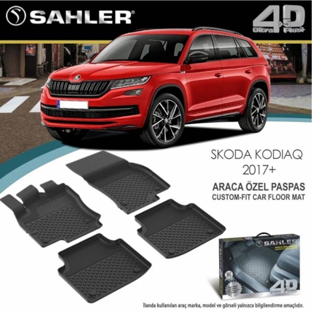Gumene patosnice (4D) Skoda Kodiaq 2017-2024