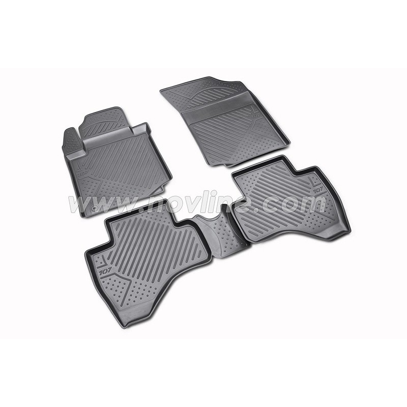 3D Patosnice PEUGEOT 107, 2005-2014, set 4 kom