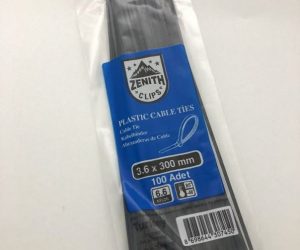 PVC vezice crne 3,6mm x 300